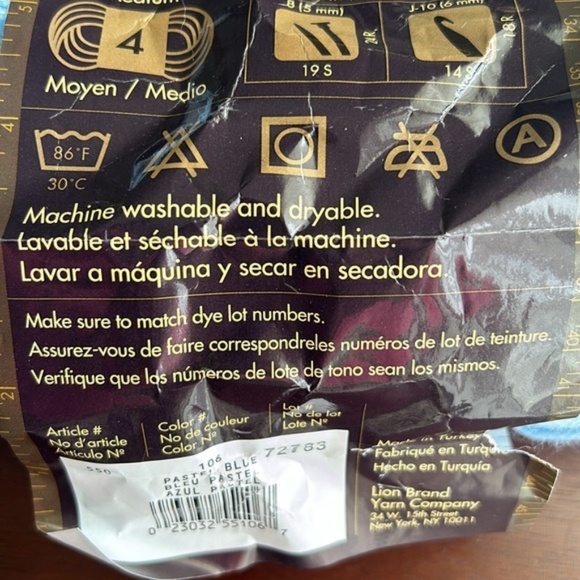 Light blue yarn - Pastel blue (Left over) - Picture 6 of 7